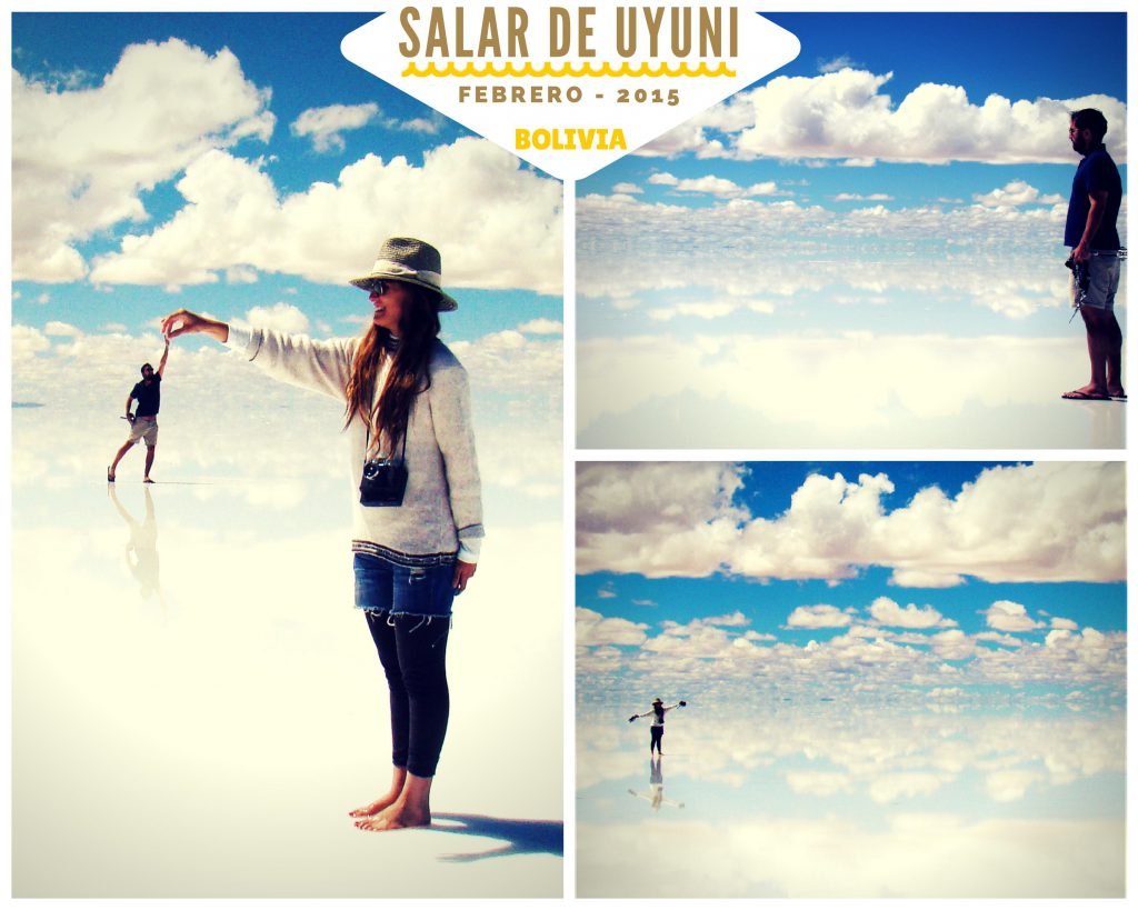 Salar de Uyuni efecto espejo Salar de Uyuni efecto espejo
